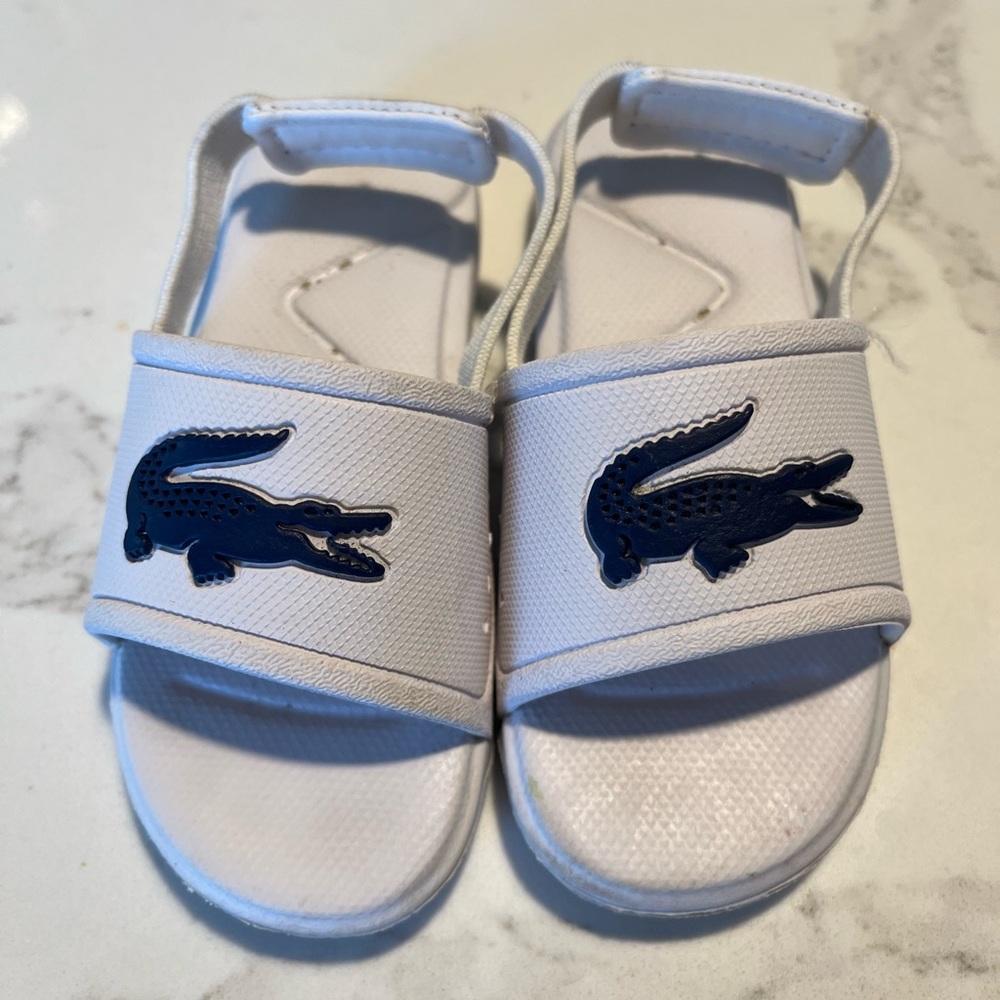 Lacoste (7 Toddler) Navy Sandals